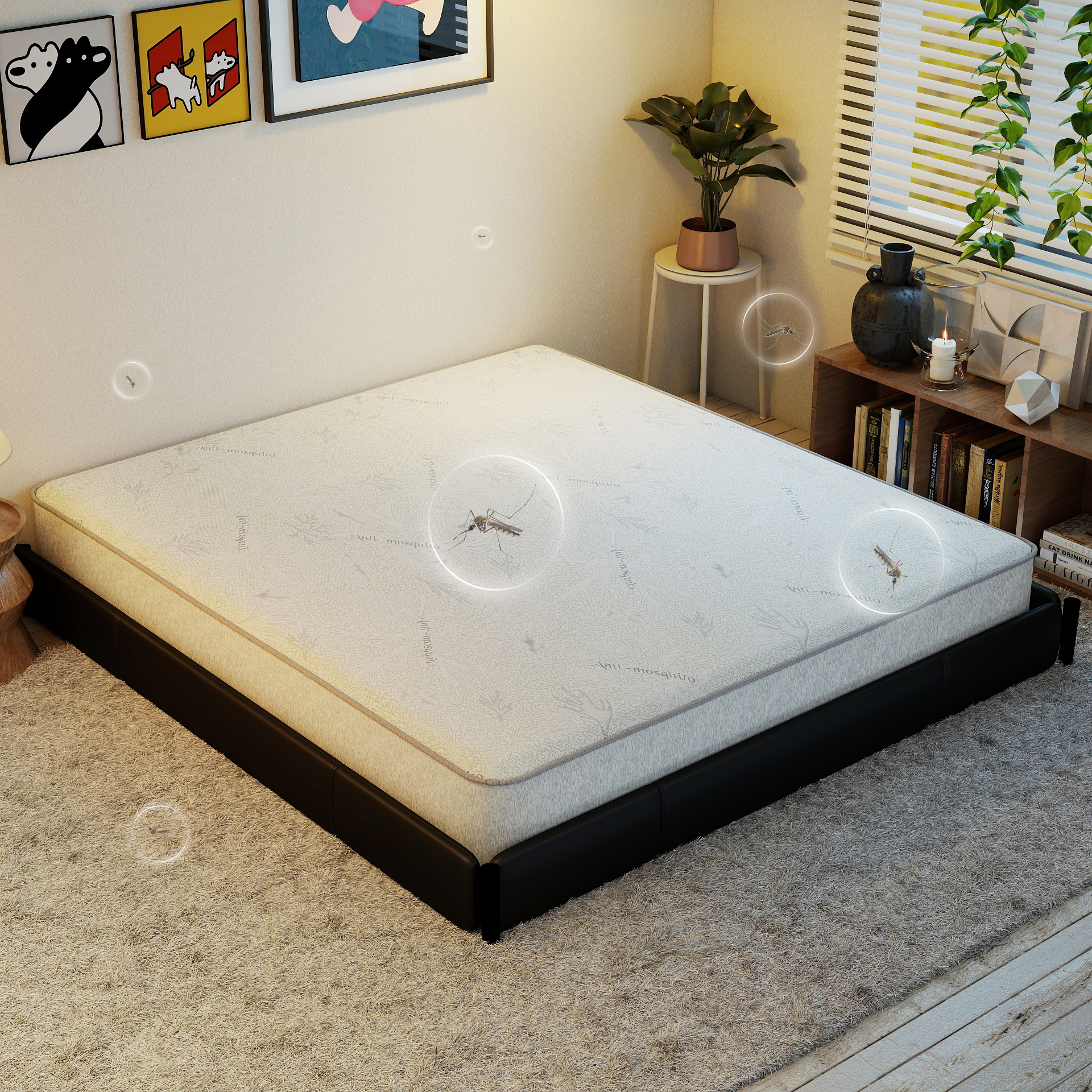 Anti-Mosquito Mattress Protector | Fabric-Level Mosquito Repellent Solution