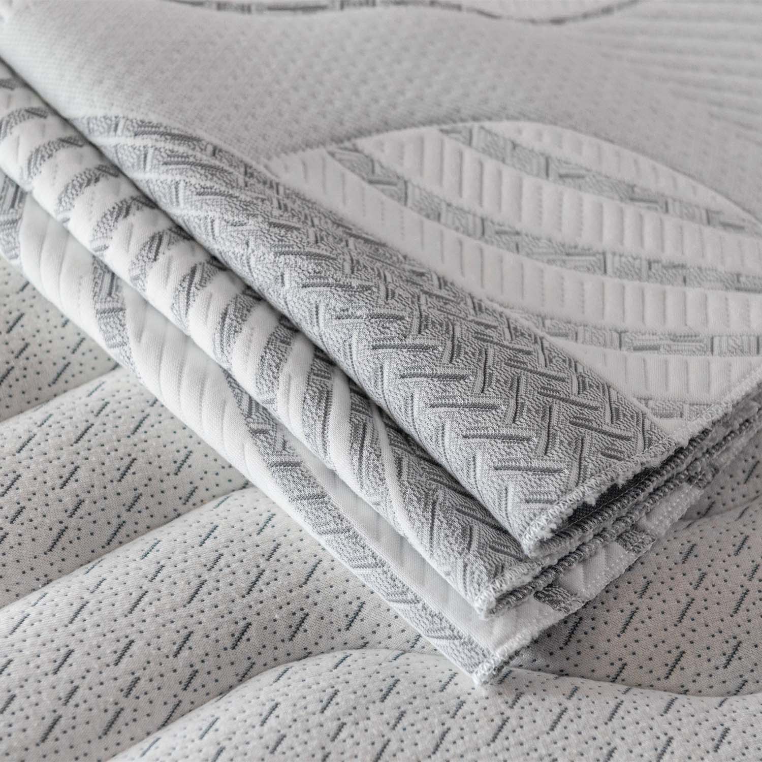 Double Jacquard Knitted 100% Polyester Mattress Fabric