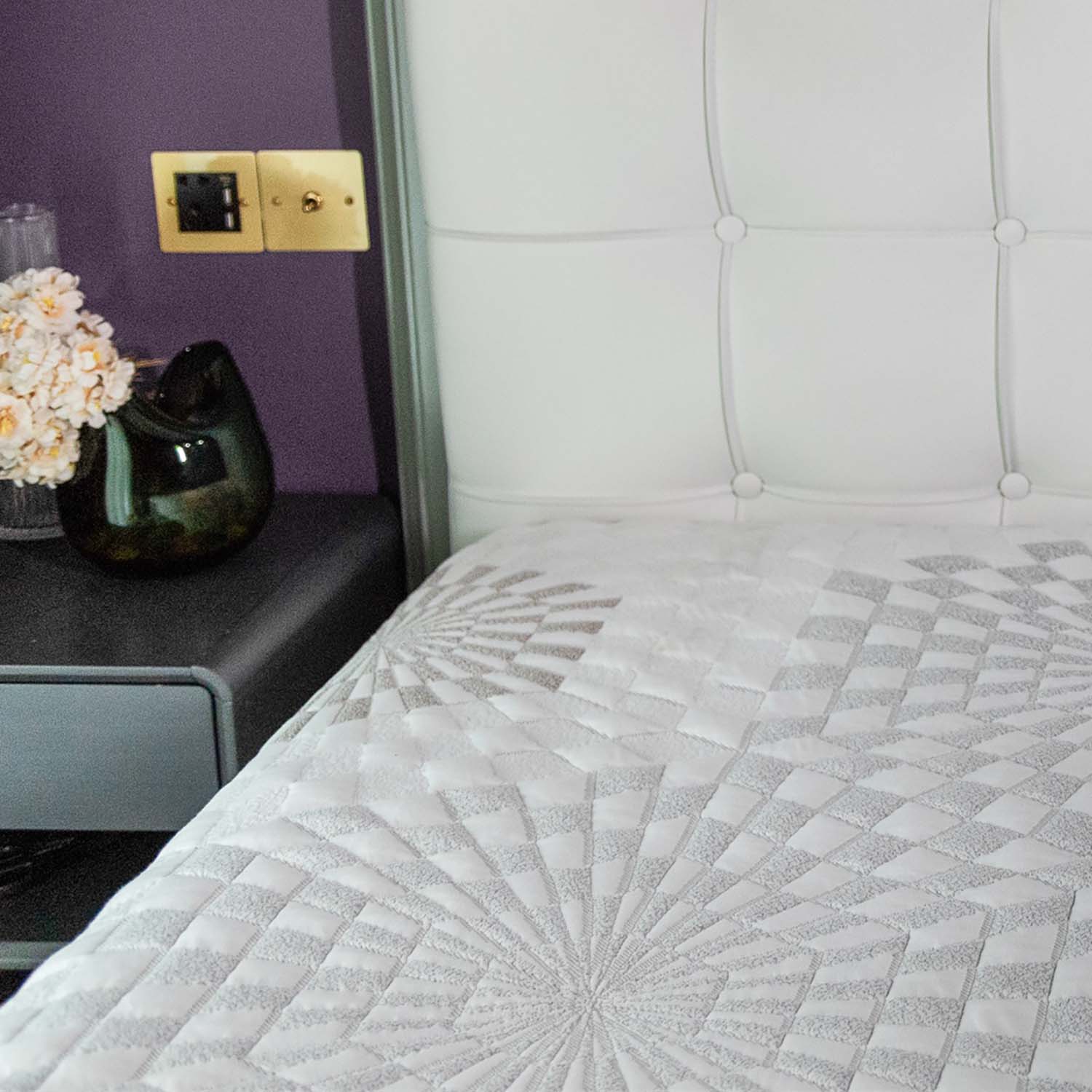 Custom Pattern Knitted Double Jacquard Breathable Fabric for Mattress