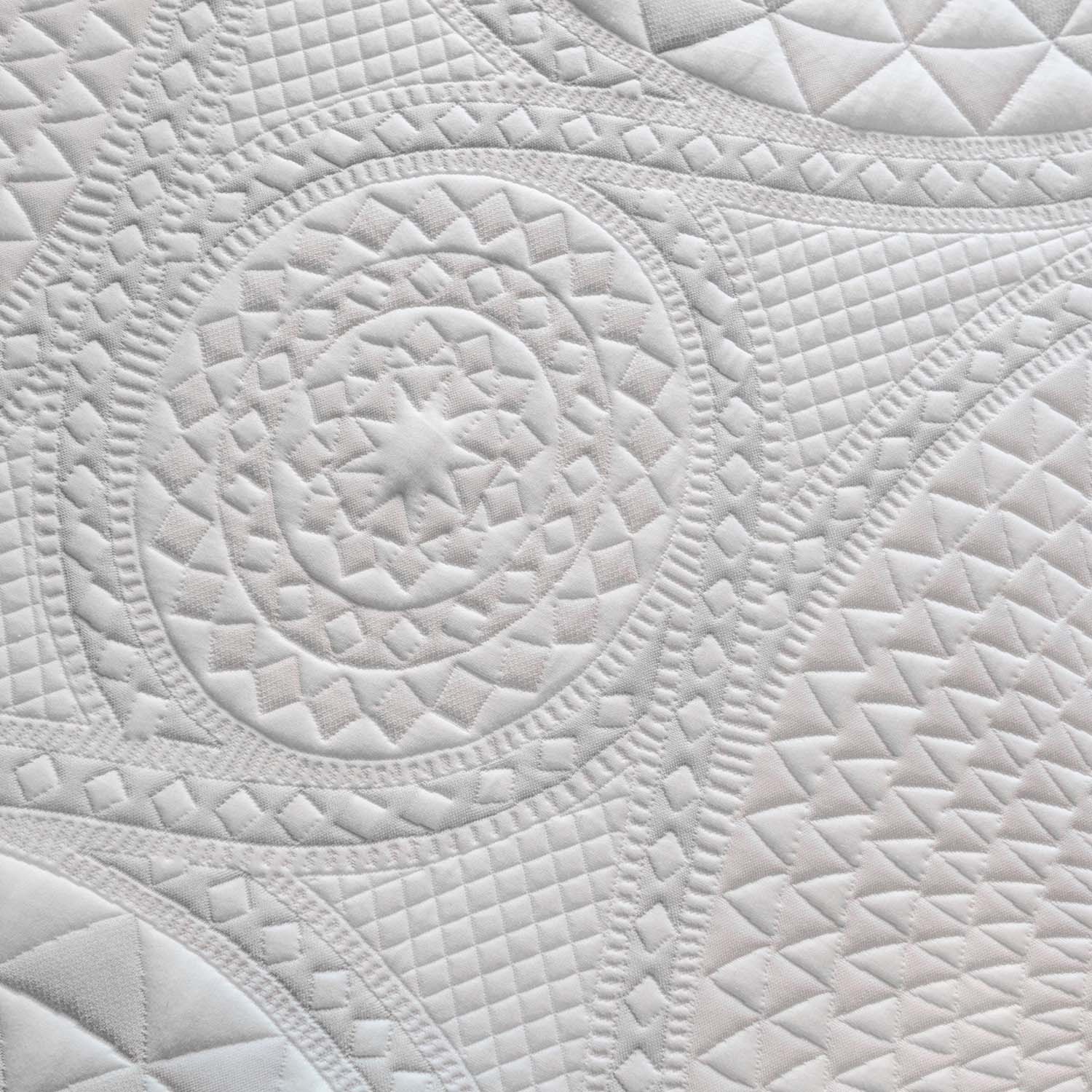 Comfortable Knitted Double Jacquard Polyester Mattress Fabric