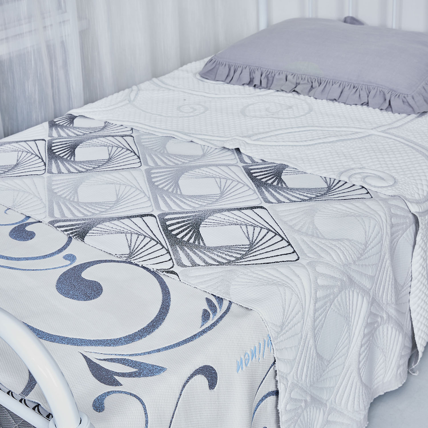 Knitted Jacquard Mattress Ticking Fabric