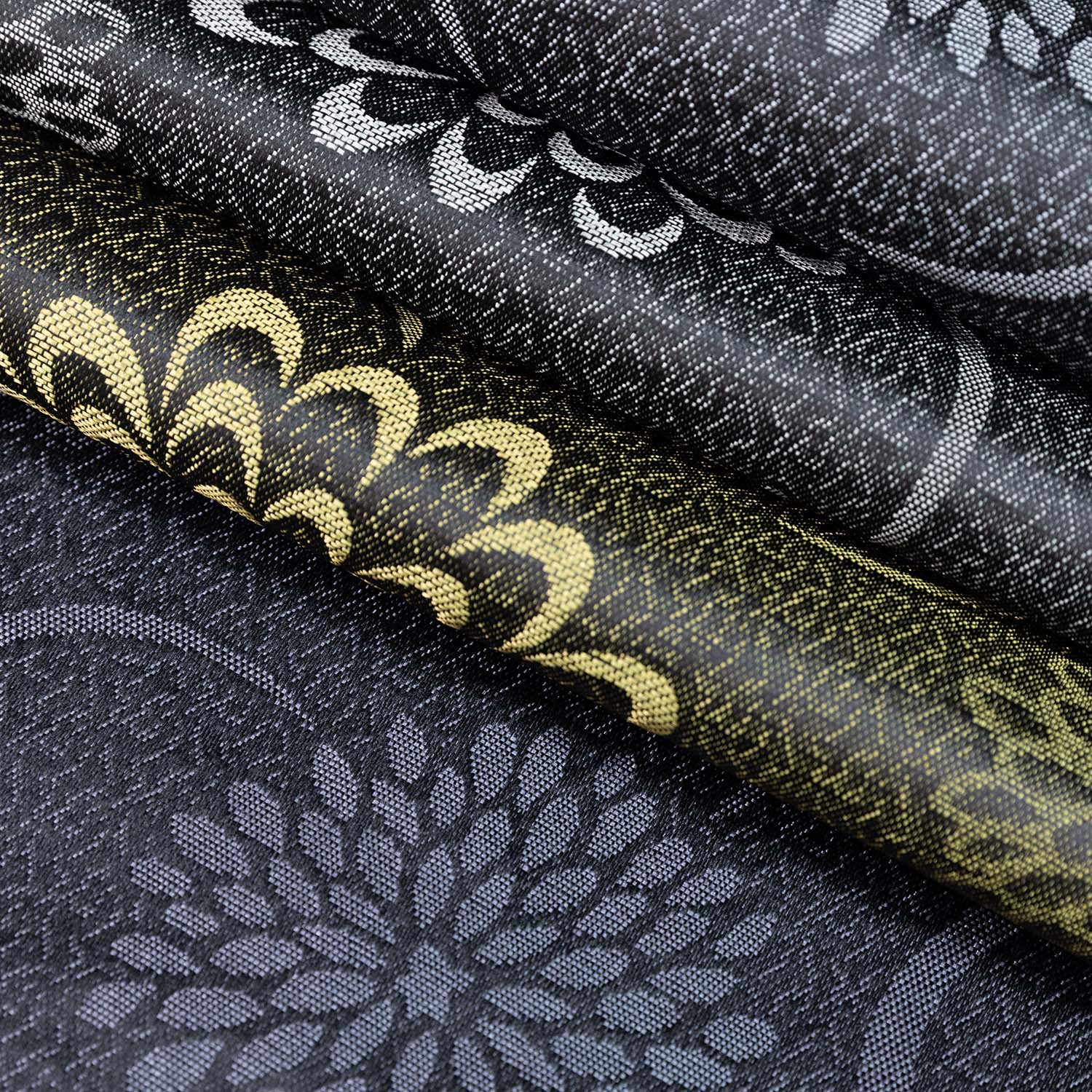 Dark Color Woven Jacquard Mattress Fabric