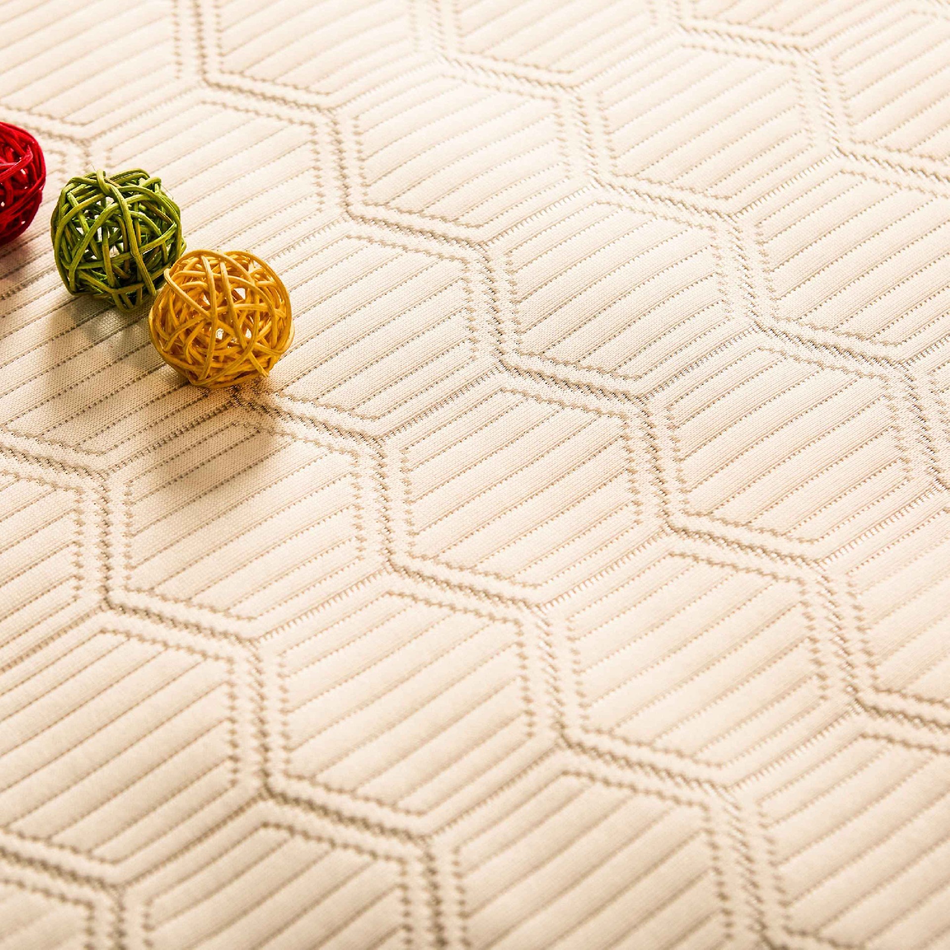 New Design Hexagonal Pattern Ticking Fabric for Mattress