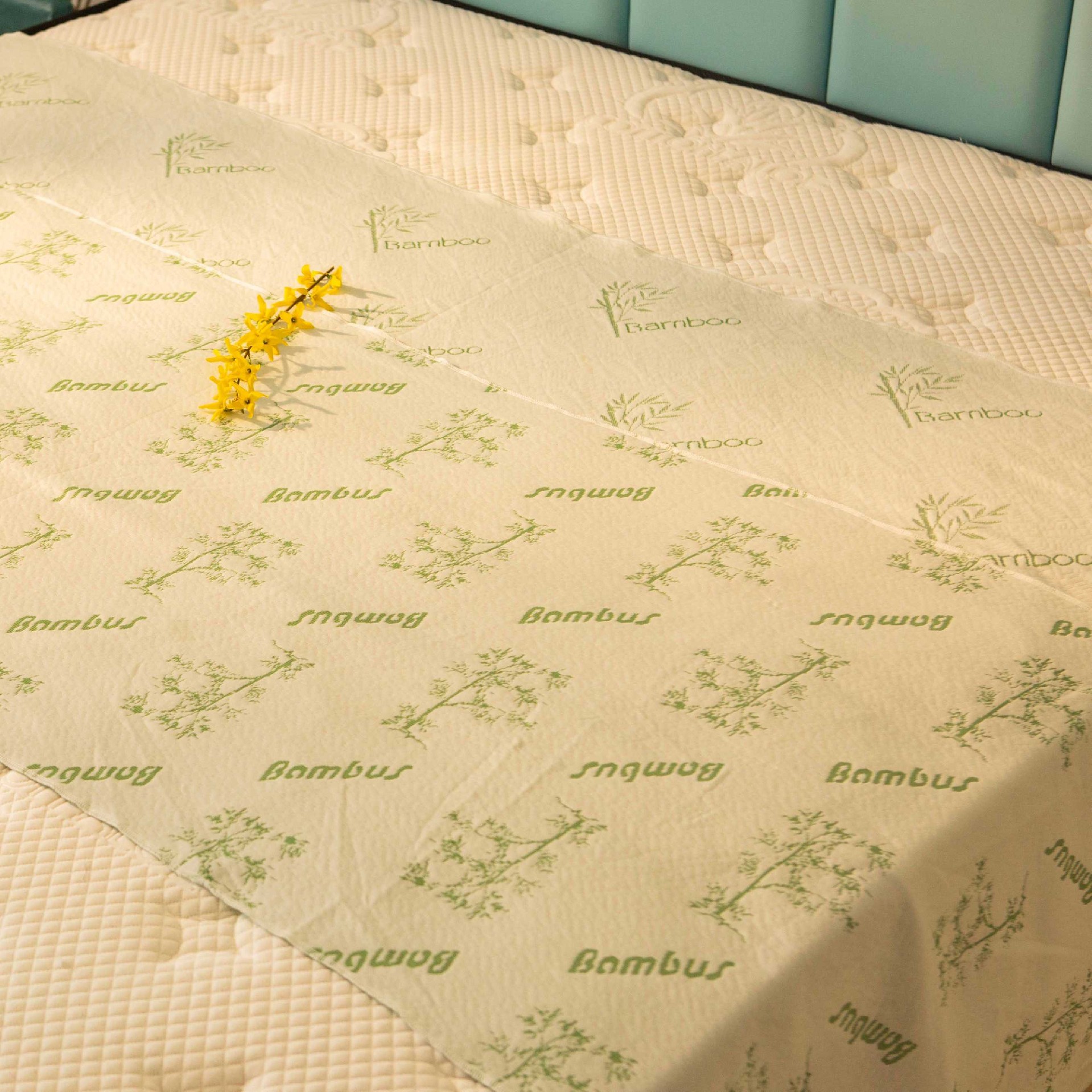 Bamboo Fiber Customized Pattern Mattress Fabric