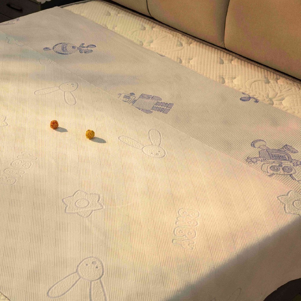 Kids Comfort Rabbit Pattern Mattress Ticking Fabric