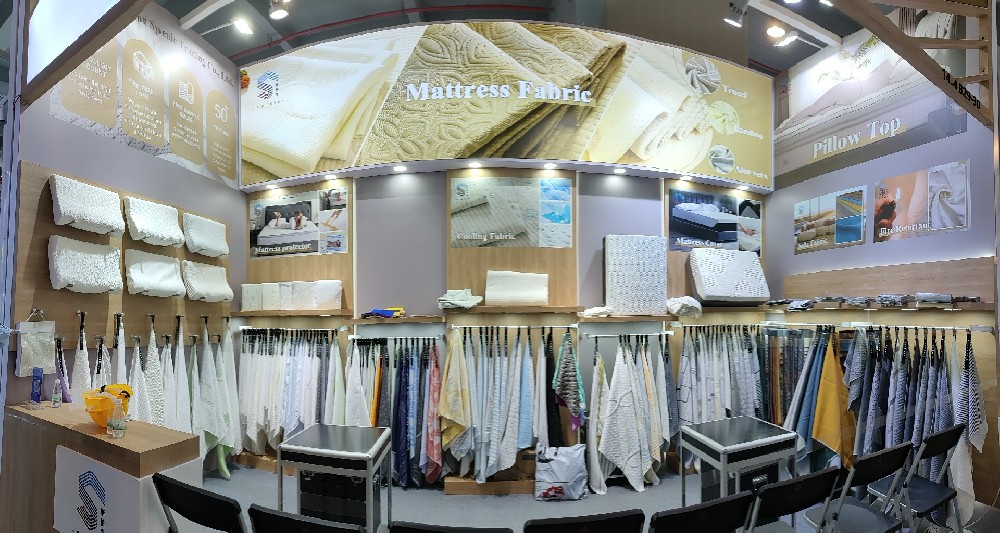 SPENIC Showcases Premium Mattress Fabrics and Covers at Canton Fair