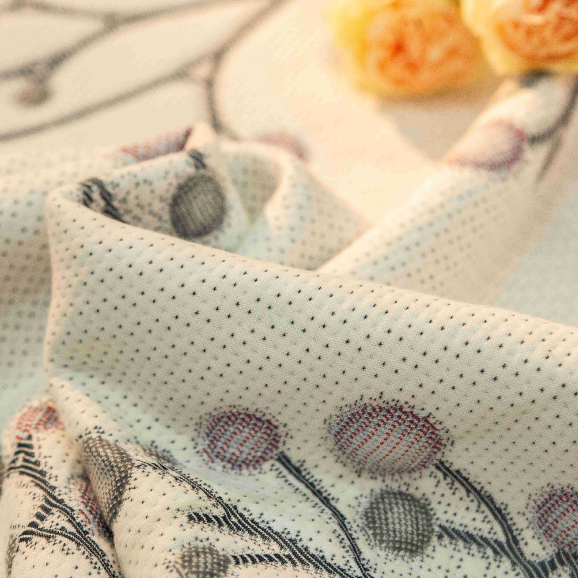 Circular Knitting Jacquard Premium Mattress Ticking Fabric