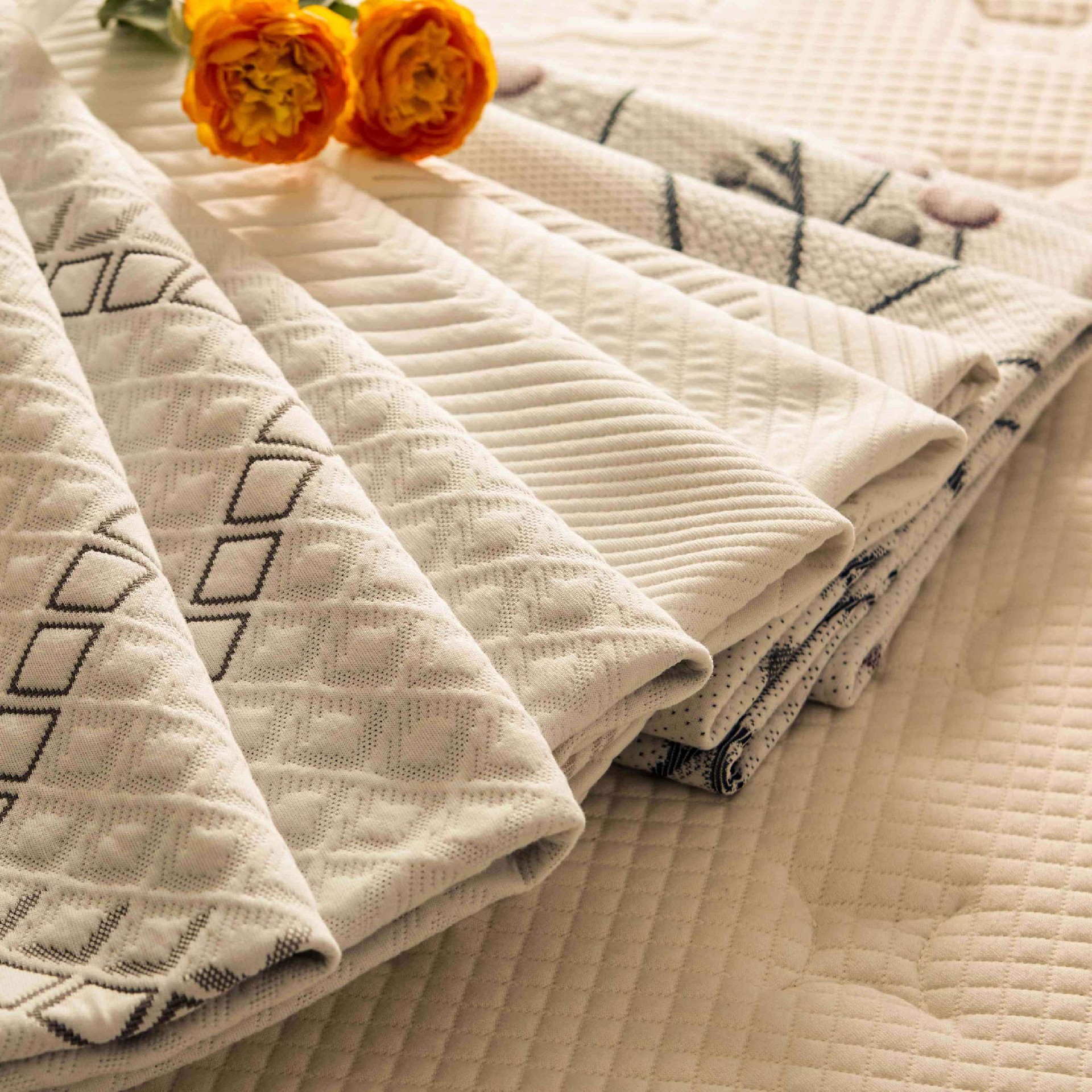 Industrial-Grade Jacqurd Grometry Mattress Ticking Fabric