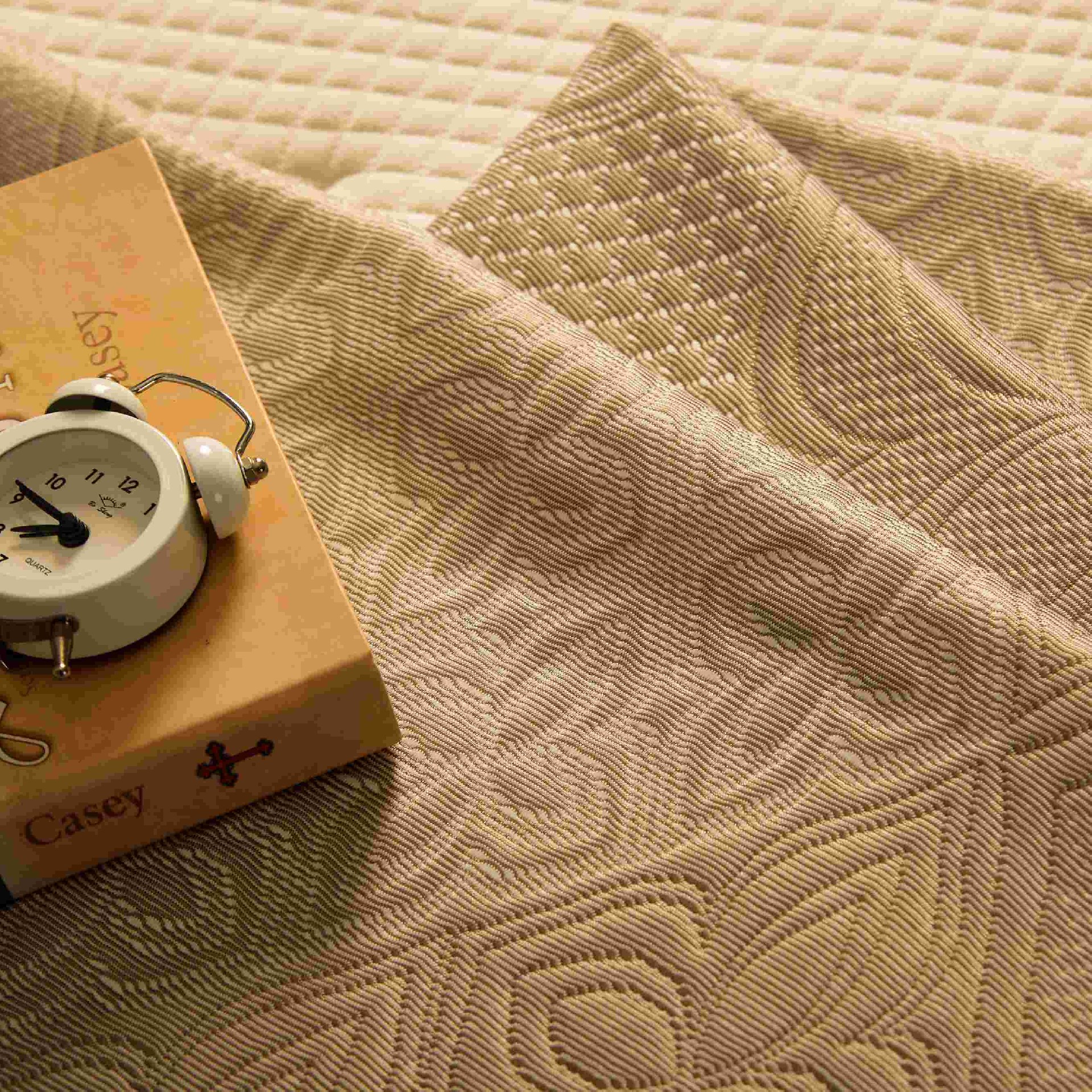 Grey Knitted Mattress Fabric Soft Breathable Custom Ticking Fabric
