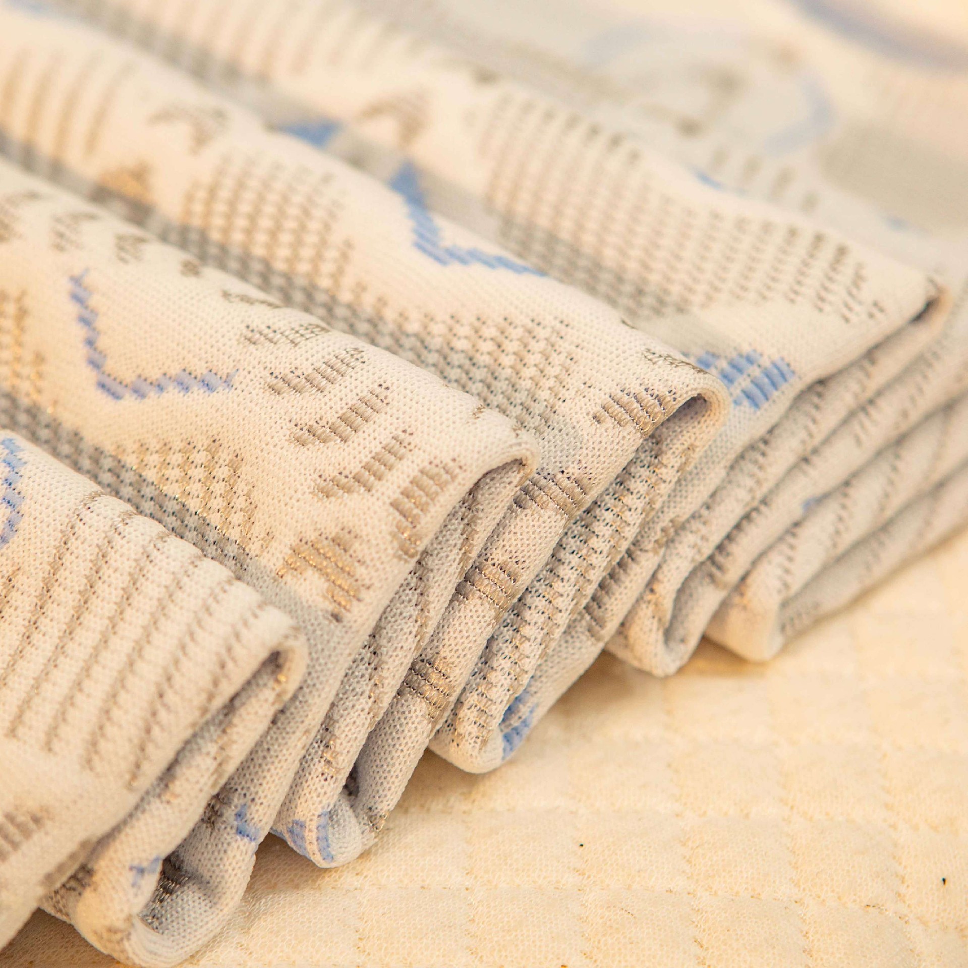 Honeycomb Medium Weight Knitted Mattress Fabric
