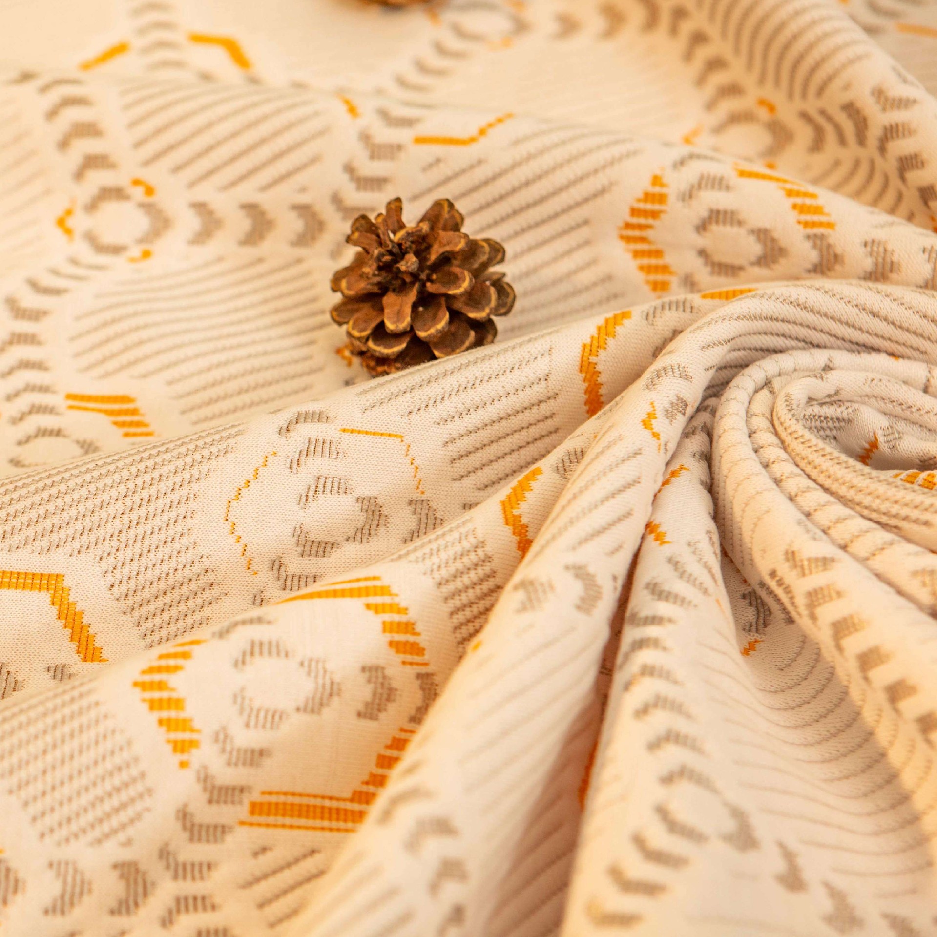 Honeycomb Medium Weight Knitted Mattress Fabric