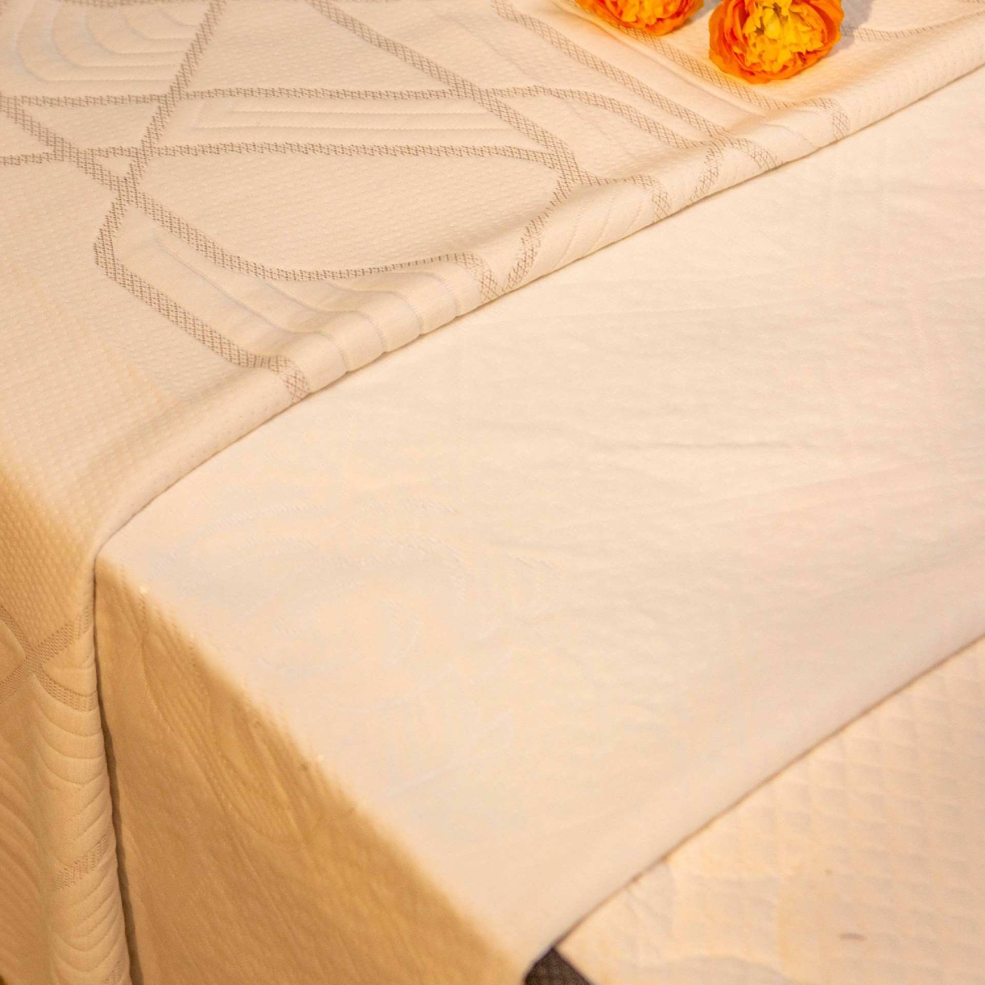 Linear-Jacquard Mattress Ticking Fabric | Bulk Yardage Supply
