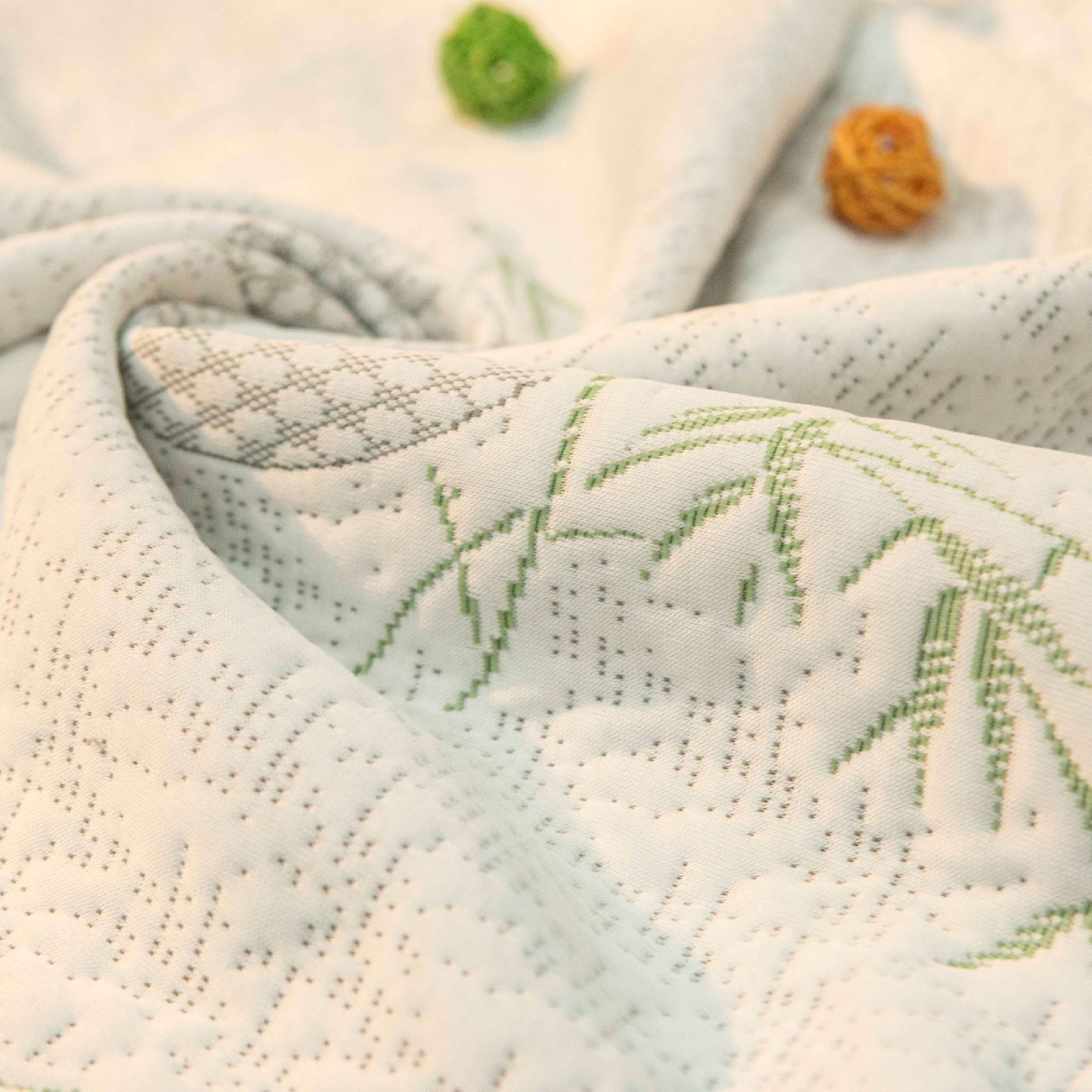 Bamboo Fiber Moisture-Wicking Bedding Material for Foam Mattress