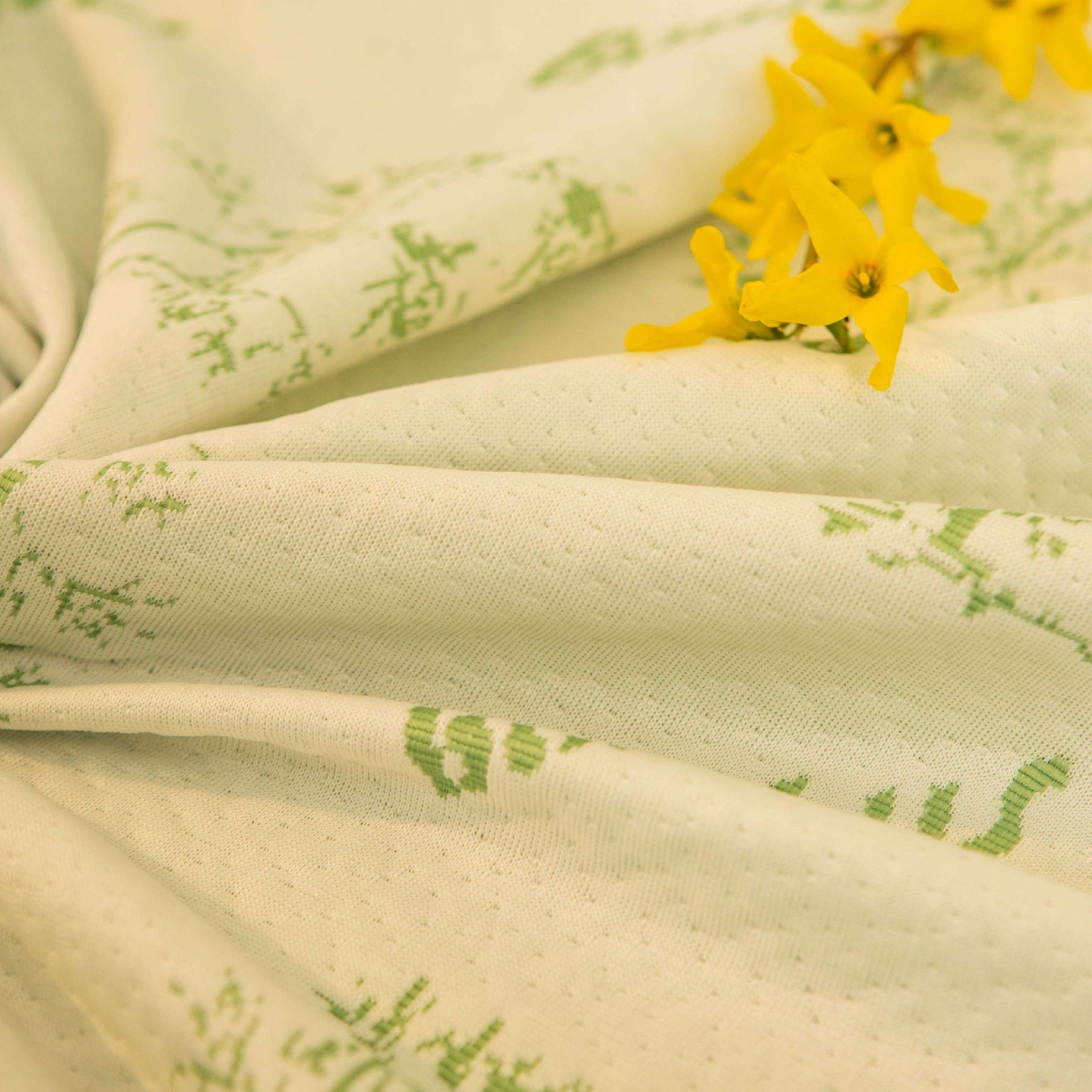 Custom Bamboo  Fiber Mattress Top Fabric