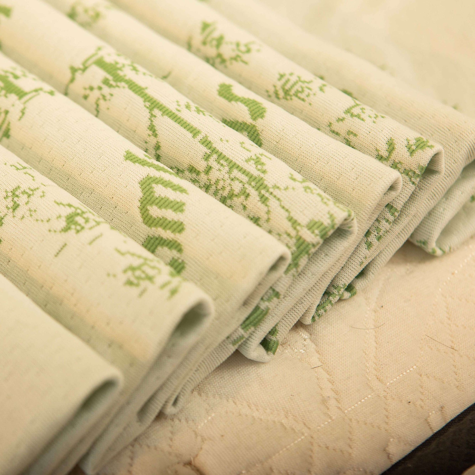 Custom Bamboo  Fiber Mattress Top Fabric