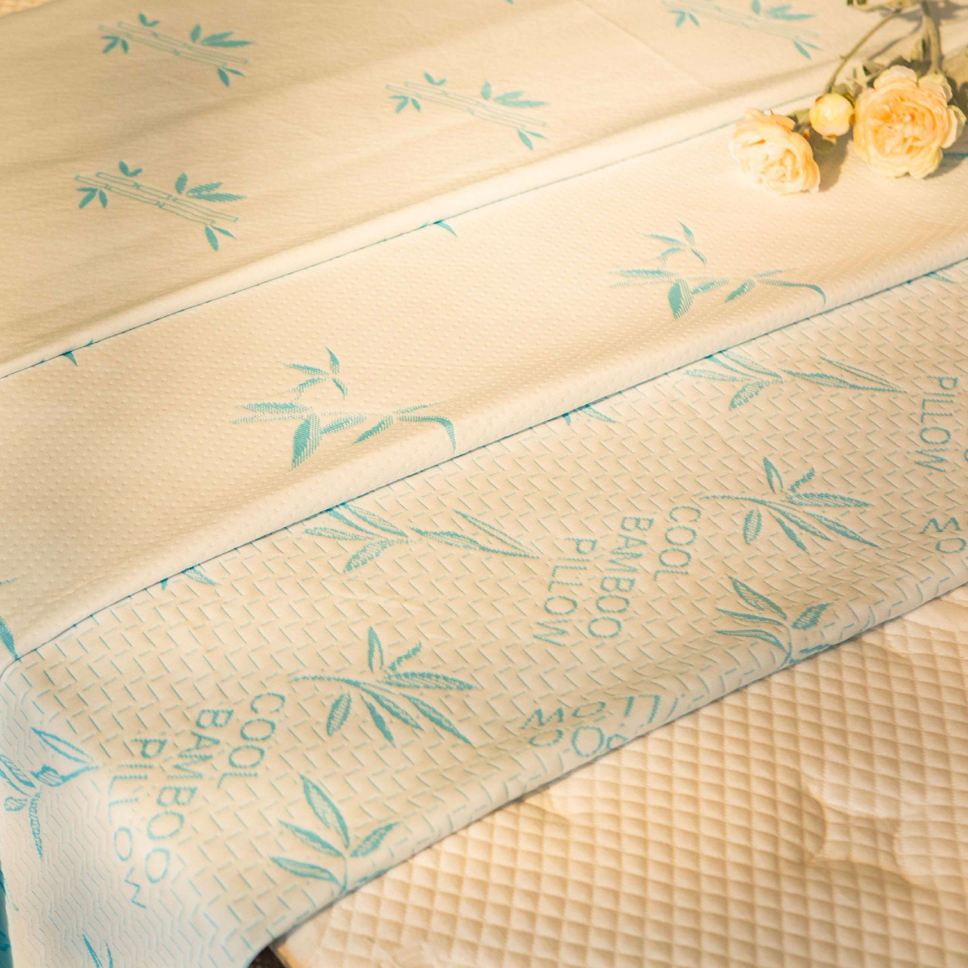 Eco-Friendly Bamboo Fiber Jacquard Mattress Ticking Fabric