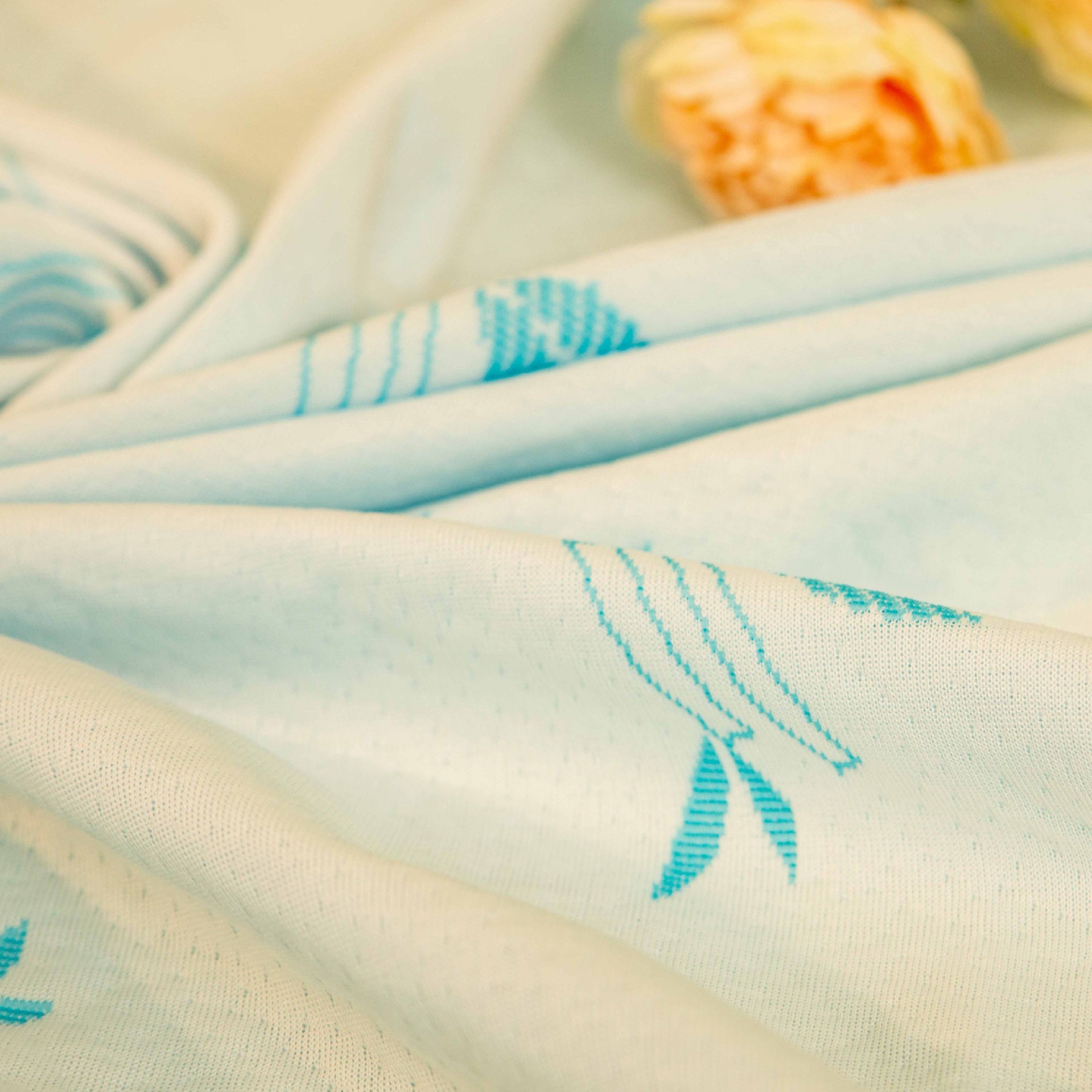 Eco-Friendly Bamboo Fiber Jacquard Mattress Ticking Fabric