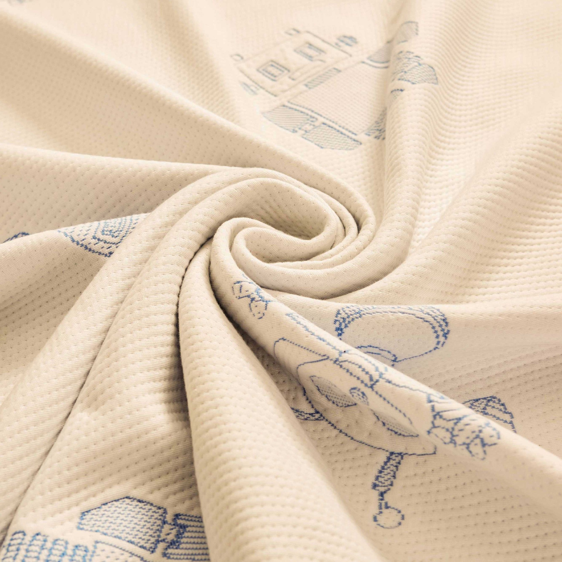 Organic Kids Mattress Fabric for OEM Waterproof-Optional, Soft Touch Knit