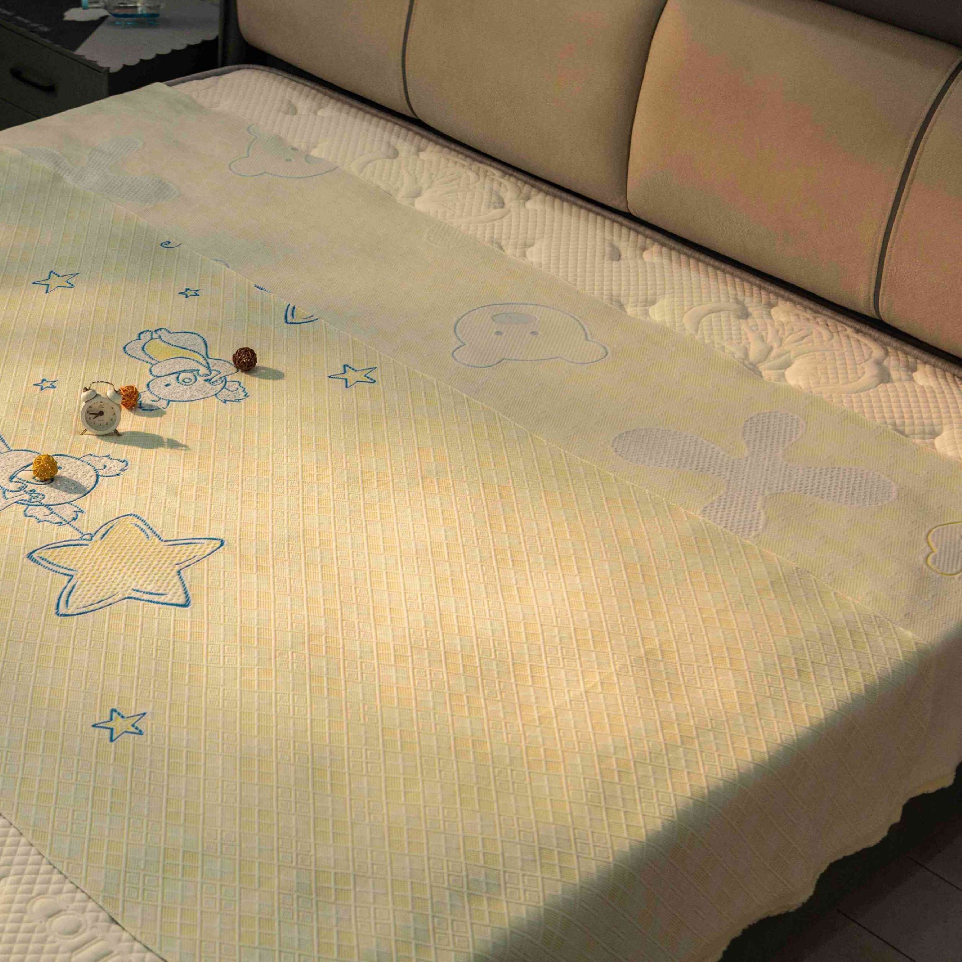Children’s Mattress Knit Fabric for OEM High-Stretch Jacquard