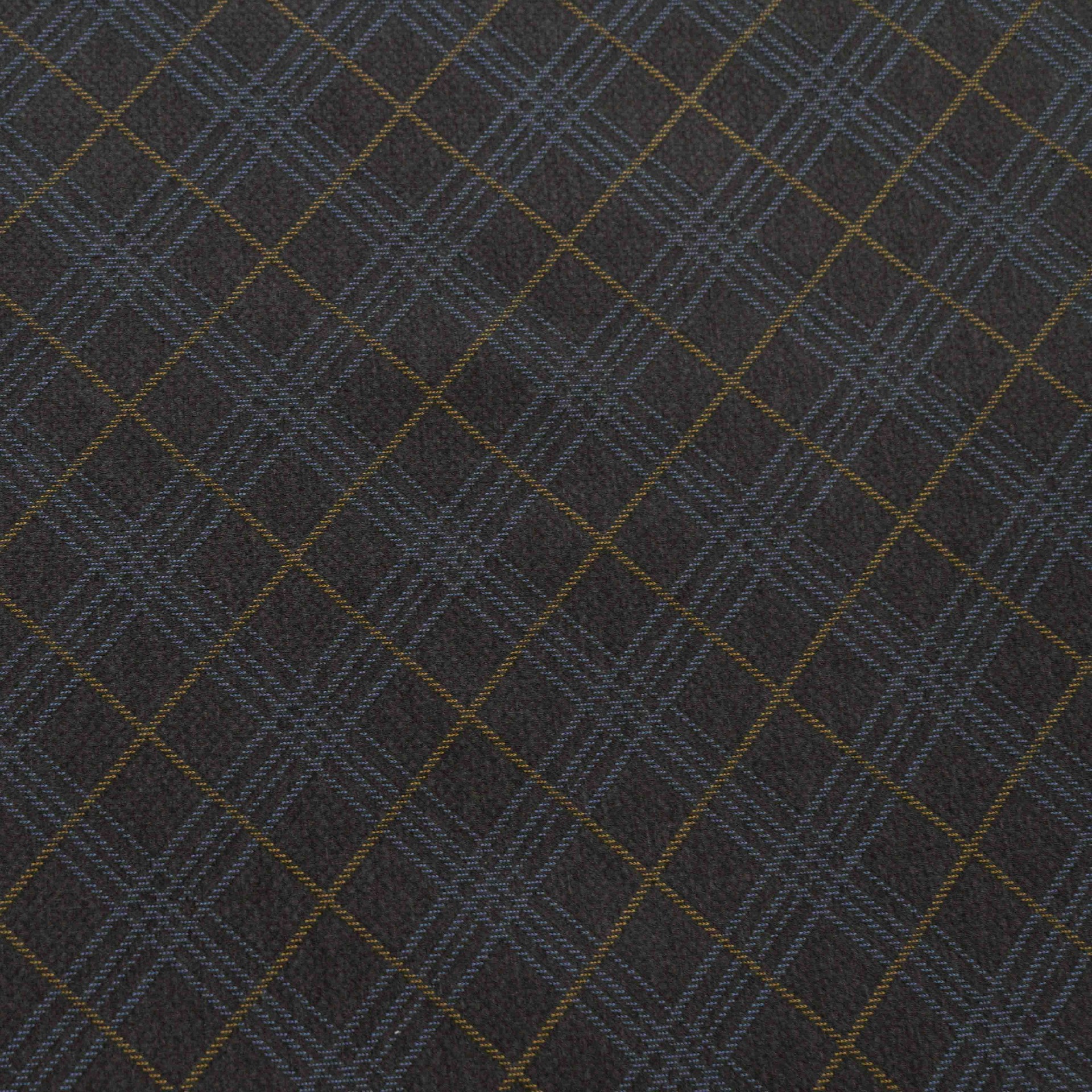 Stylish Plaid Design in Dark Tones for High-End Bedding