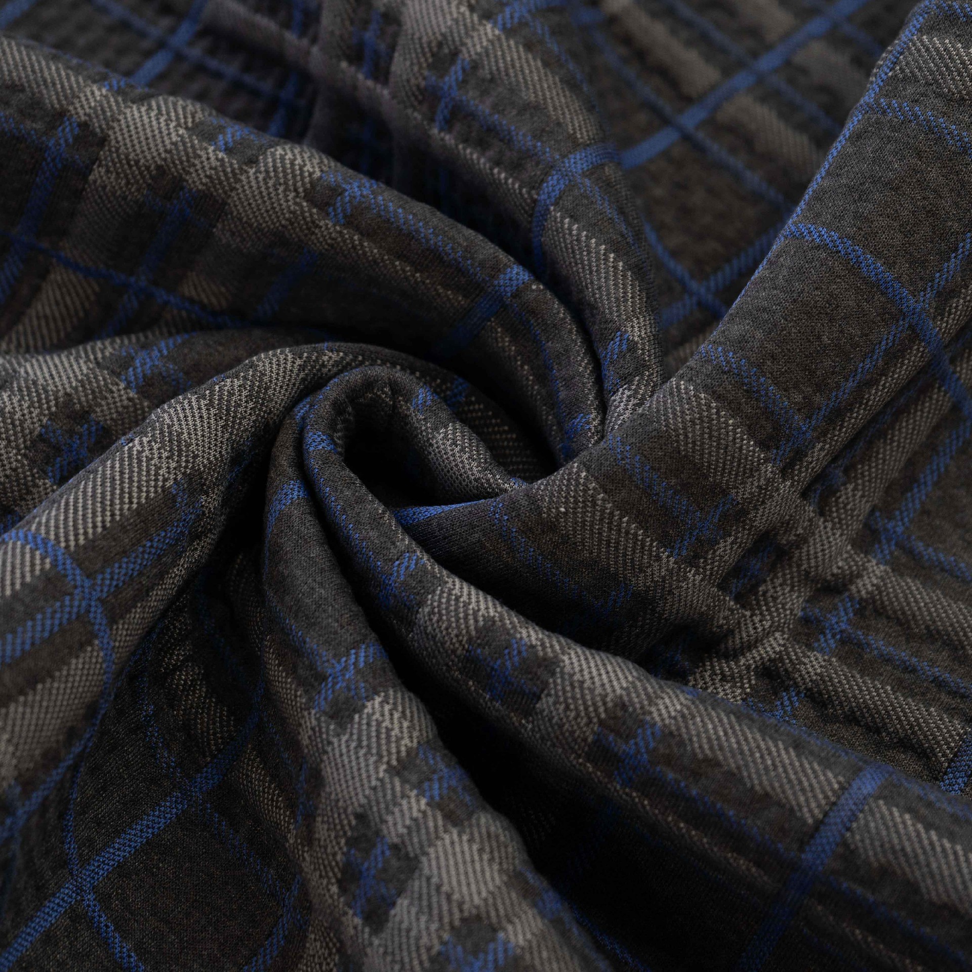 Modern Plaid Mattress Fabric for Luxury Bedding
