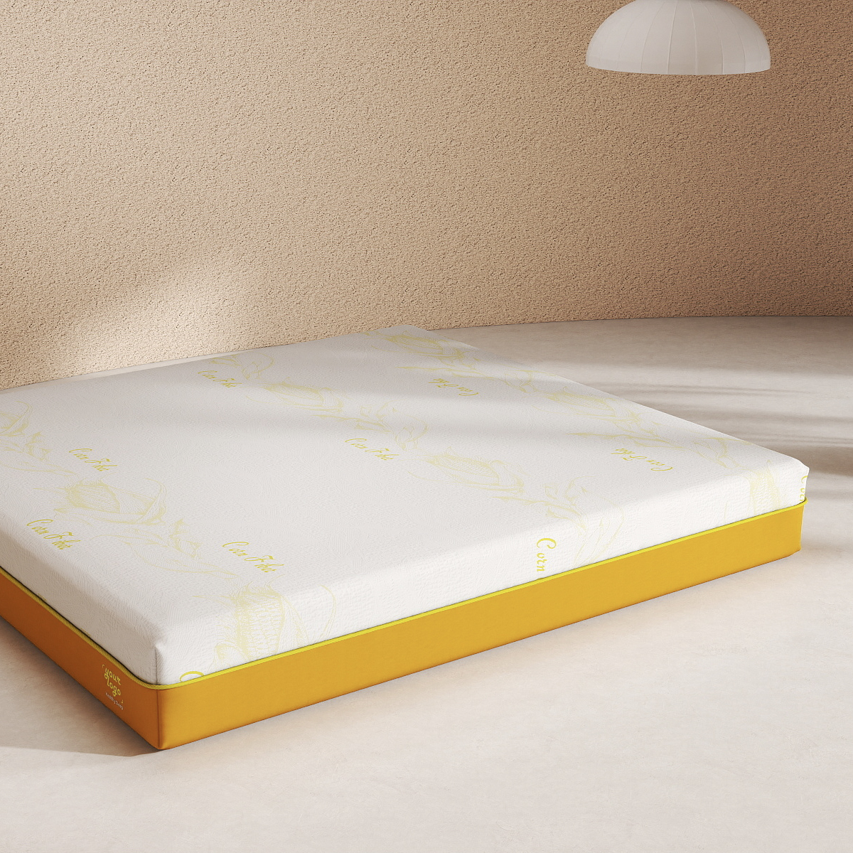 Eco-Friendly Corn Fiber Knitted Mattress Fabric – Sustainable Jacquard Design for Green Bedding Brands