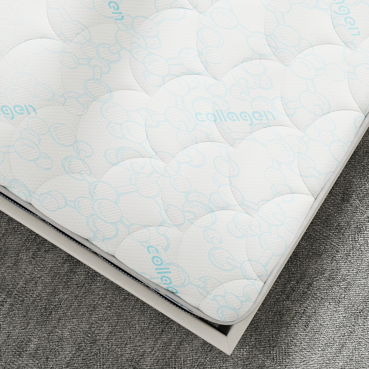 Collagen Fiber Knitted Mattress Fabric – Skin-Caring, Breathable Jacquard for Wellness Sleep Systems