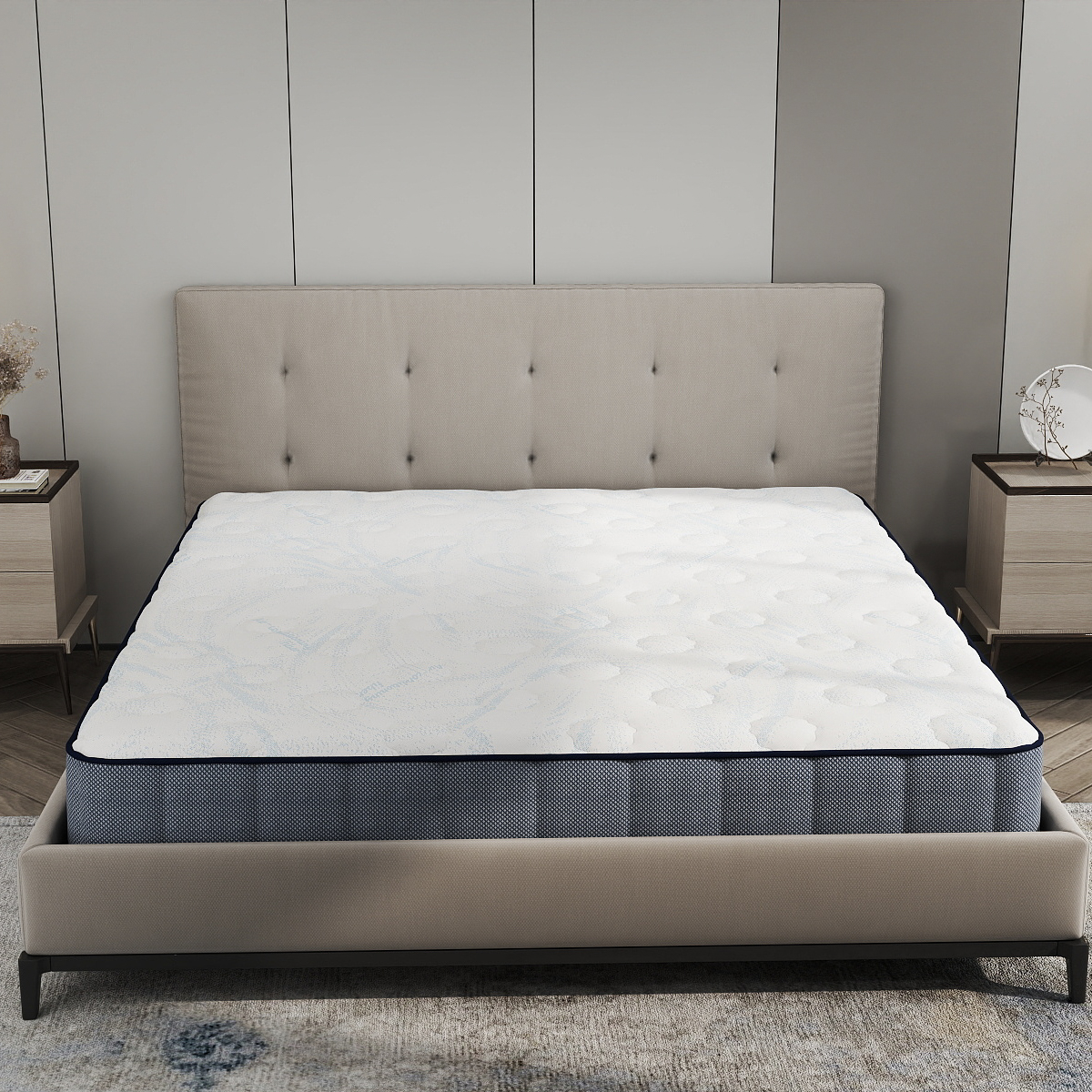 Air Conditioning Knitted Mattress Fabric – Cool-Touch & Breathable Textile for Climate-Control Sleep Systems