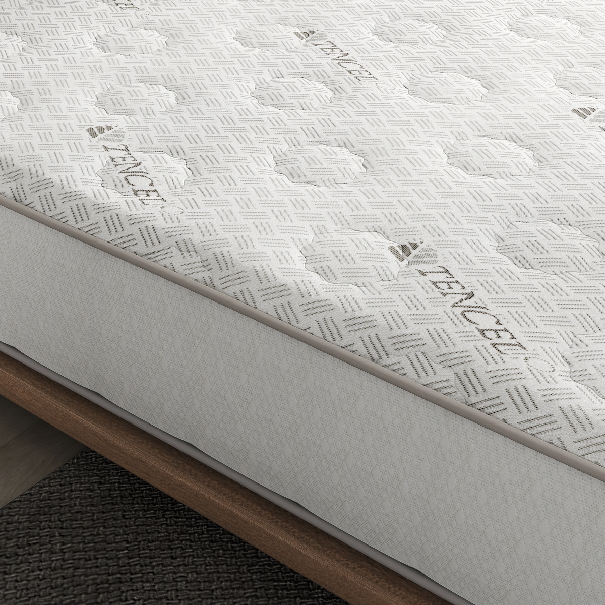 Lyocell Fiber Mattress Fabric – Soft & Sustainable Knit Ticking for Bedding