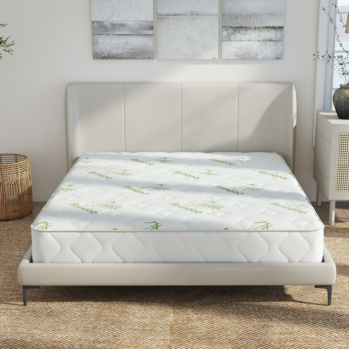 Bamboo Fiber Knitted Mattress Fabric – Eco-Friendly & Breathable Ticking Material