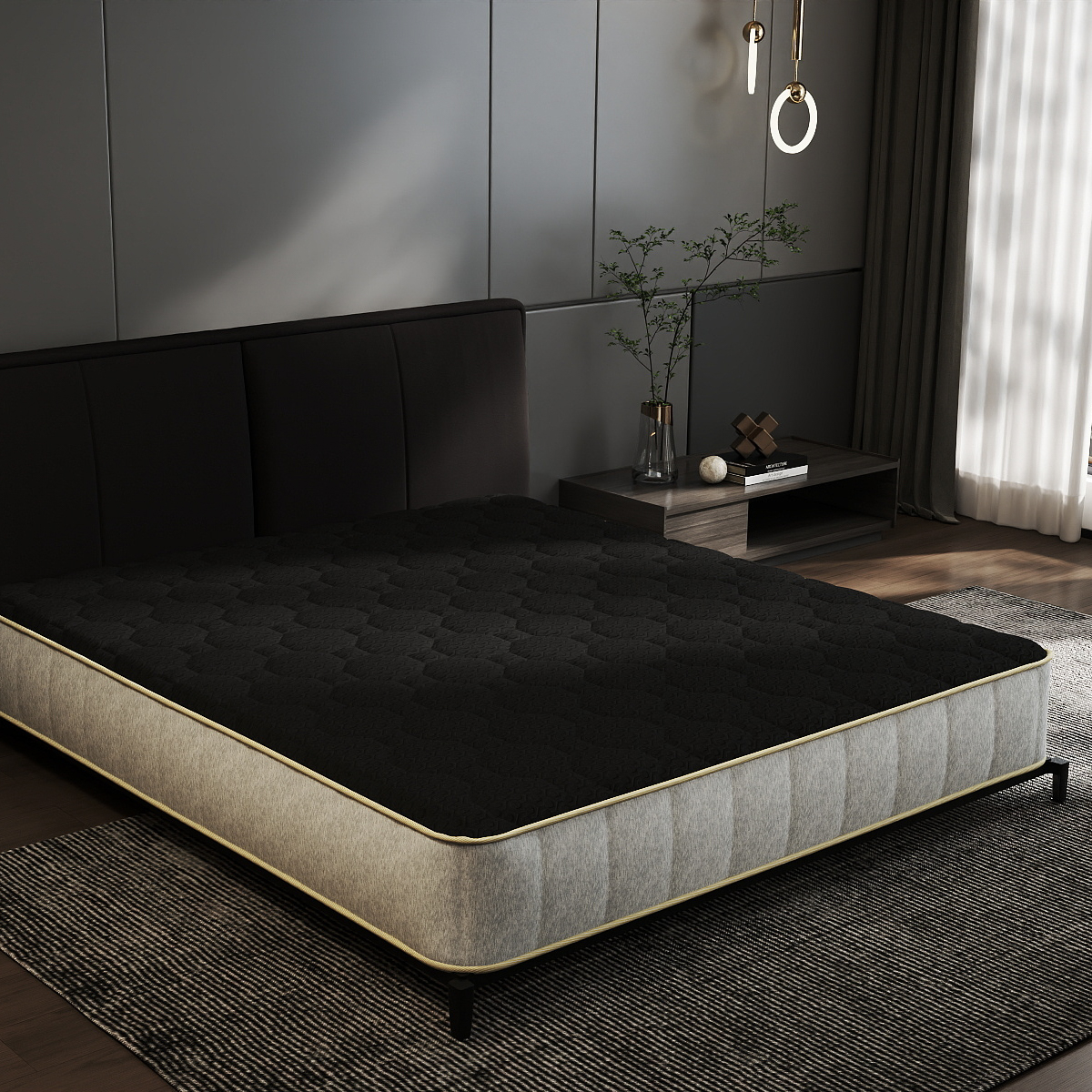 Cooling Knitted Mattress Fabric – 3D Hexagonal Breathable Ticking Material