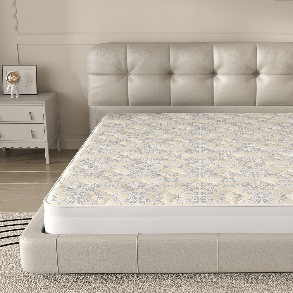 Jacquard Ticking Fabric for Mattress – Elegant Vintage Pattern Knit for Premium Covers
