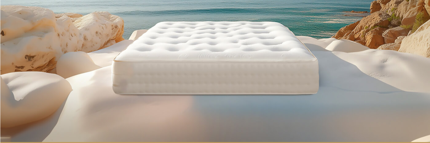 Engineered cooling yarns create an instant cool-touch sensation while improving heat dissipation and sleeping comfort.